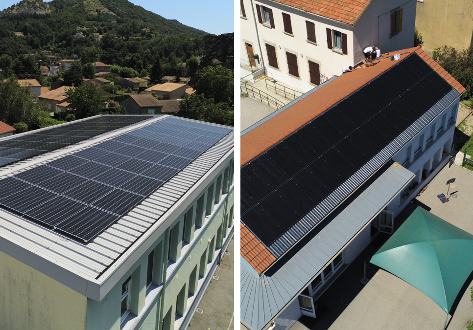 Centrales solaires sur les toits des écoles